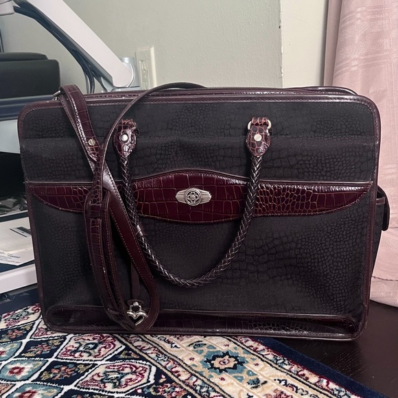 Brighton brown briefcase - Picture 1 of 9
